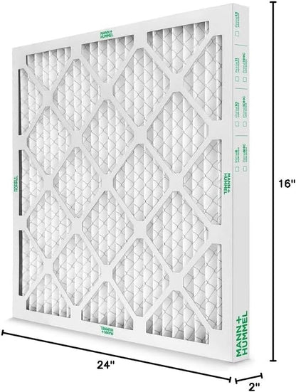 Mann+Hummel 16x24x2 MERV 8 Pleated HVAC AC Furnace Air Filters. 4 Pack. - Image 7