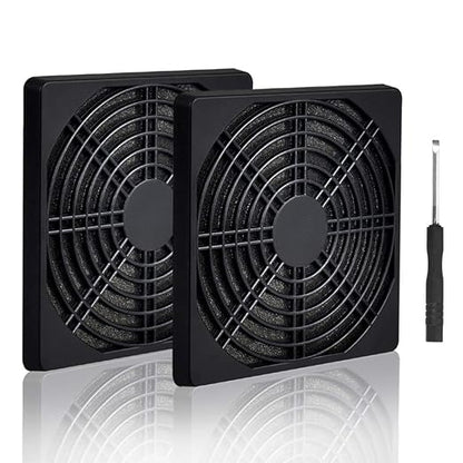 ELUTENG 120mm Fan Filter 2 Pack IP40 Dustproof Blower Guard ABS Computer by ELUTENG
