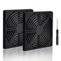 ELUTENG 120mm Fan Filter 2 Pack IP40 Dustproof Blower Guard ABS Computer by ELUTENG