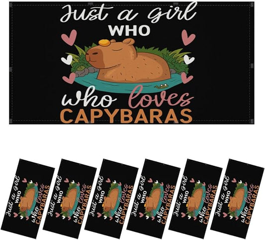 6 Pcs Fluorescent Light Covers for Ceiling Lights Cute Capybara Gifts Hearts by Unknown