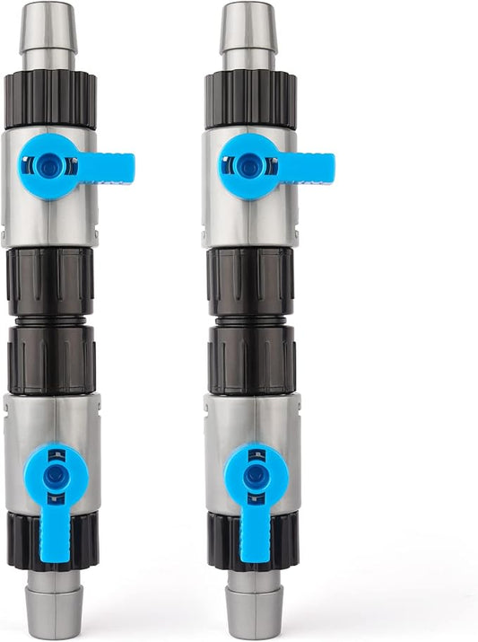 LANDEN Double Tab Connector for Aquarium, Canister Filter Hose Connector by Landen