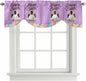 Purple Easter Tie Up Valance Curtains by Unknown