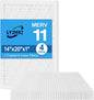 14x20x1 MERV 11 Air Filter, Quality AC/HVAC Furnace Filter，1 Reusable ABS Frame by LYJHKJ