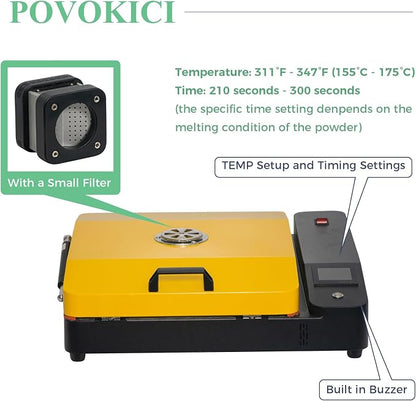 A3 DTF Oven with a Small Filter Direct to Film Transfer Oven 11.8in x 17in With - Image 3