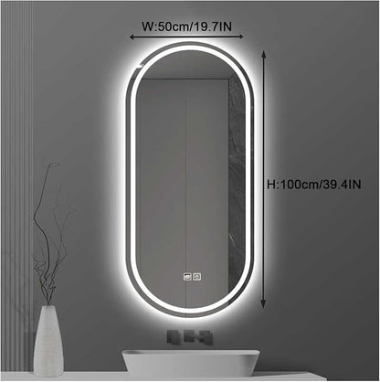 Bathroom Mirror with LED Lights，Bathroom Led Mirror ，Backlit Bathroom Mirror - Image 2