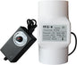 Inline Extractor Duct Fan with Speed Controller 3 inch/75mm Air Diffuser by TTiiLoe
