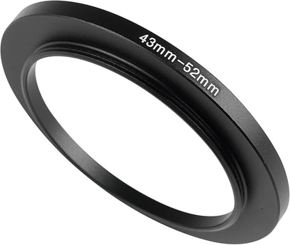 43-52mm Metal Step-Up Ring Adapter Compatible by Unknown