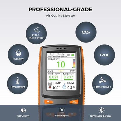 Air Quality Monitor, Indoor Air Quality Tester - Image 2