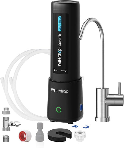 Waterdrop 10UB PRO Under Sink Water Filter, No Drilling Required, Time Reminder by Waterdrop