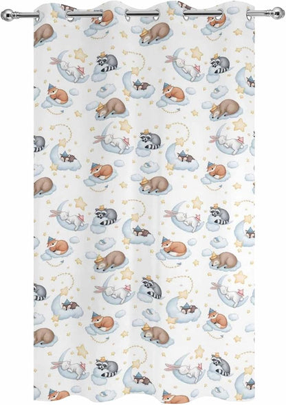 Cartoon Animals Outdoor Curtains - Image 9
