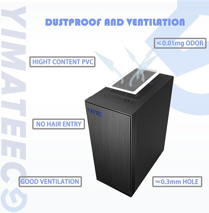 Dust Filter PC 280mm for Computer Cooler Fan/PSU/Routers PVC 50 Mesh, Magnetic - Image 2
