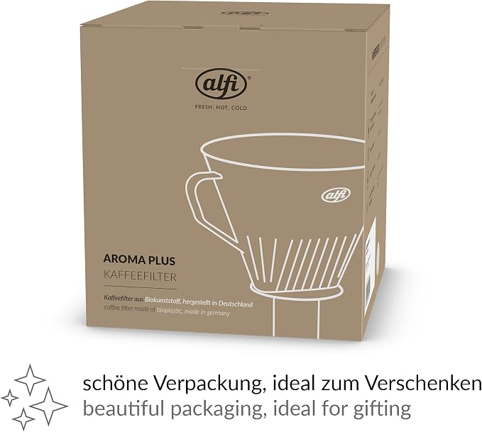 alfi Aroma Plus, Oatmeal Beige, Plastic Coffee Filter - Image 6