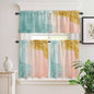 Kitchen Window Curtains Valance and Tier Set, Abstract Desert Mountains Rod by Unknown
