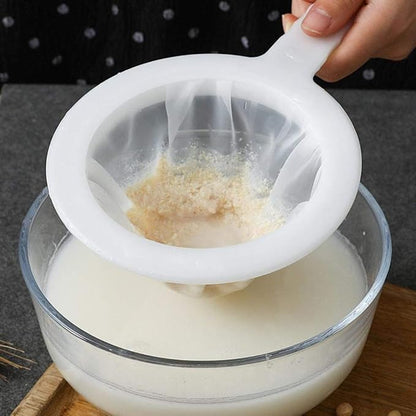 Kitchen Ultra-Fine Nylon Mesh Strainer I Plastic Sieve Fine Mesh Filter Spoon - Image 4