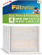 Filtrete 19.875x21.5x1 AC Furnace Air Filter, MERV 8, MPR 700, Tough on Pollen by Filtrete