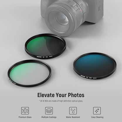 NEEWER 52mm UV/CPL/ND Lens Filter Kit - Image 2