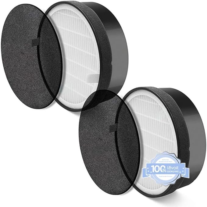 LEVOIT LV-H132 Replacement Filter, Genuine LV-H132-RF Air Purifier Filters by Levoit