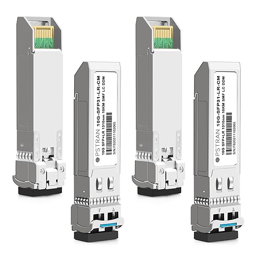 OPSTRAN 10GBASE-LR SFP+ Optical Transceiver Module Compatible with Cisco Meraki MA-SFP-10GB-LR 10G SFP+ LR 1310nm 10km DDM Duplex LC SMF 4 Pack