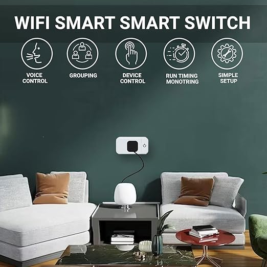 Lunabode LED Smart Plug - 2 Pack Smart Home 2.4G Wi-Fi Plugs Outlet Works with Echo, Alexa & Google Home | Smart Plug for Home with Timer, Remote,Voice & Group Controller | No Hub Required
