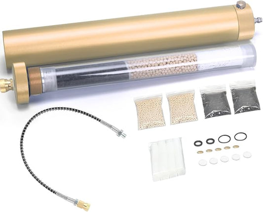 PCP Air Compressor Filter Dryer 4500Psi 30Mpa, High Pressure Pump Oil Water by Unknown