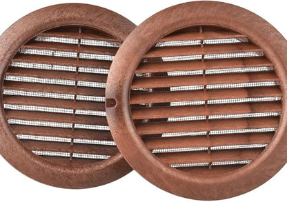 VENTS-US - 4" Brown Round Plastic Vent Cover - Compatible with 4 Inch Diameter - Image 5