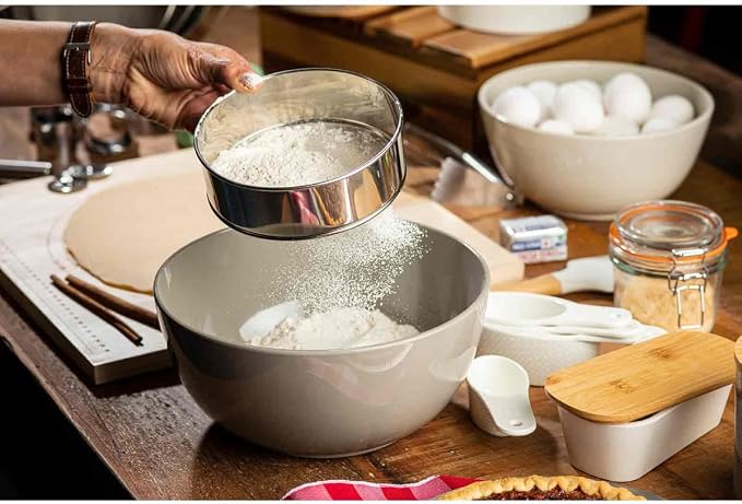 Tablecraft Fine Mesh Sieve Strainer, 8-Inch Round Durable Stainless Steel - Image 4