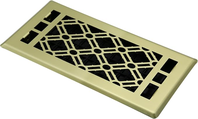 Floor Register Vents Modern AC Vent Cover Ease Adjust Air Vent Cover 4x12 Inch by JATOHOME
