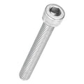 Kozelo 30pcs Socket Head Cap Screws - [M6-1 x 45mm] 304 Stainless Steel Allen Socket Drive for Electrical Motor 3D Printing Fan Engine Replacement Use, Silver