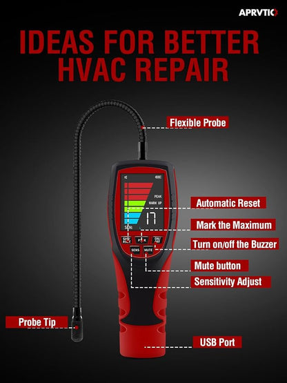 Refrigerant Leak Detector for Air Source Heat Pumps, Aprvtio ALD-200 PRO ASHP - Image 8