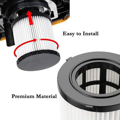 4 Pack DCV5801H Wet/Dry Vacuum HEPA Replacement Filter Compatible - Image 5