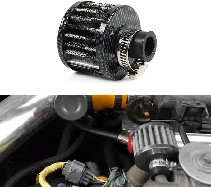 MUGE RACING 2Pcs Air Filter Cold Air Intake Filter Breather 12mm Valve Cover - Image 7