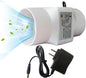 3Inch Inline Duct Fan 10W Air Extractor Booster 12V Air Diffuser Circulation by Unknown