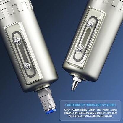 TAILONZ PNEUMATIC 1/2 Inch NPT 0-240PSI Industrial Grade 4 Stage Air Drying - Image 8
