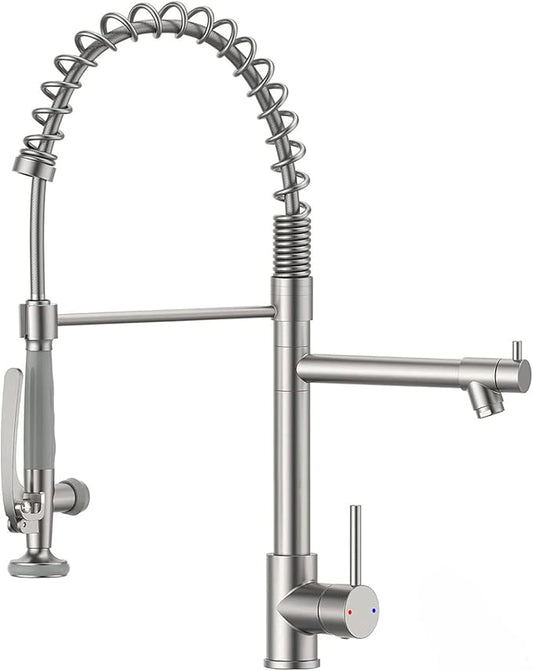 Fapully Commercial Pull Down Kitchen Sink Faucet by Fapully