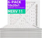 10x20x1 MERV 11 Pleated Air Filter MPR 1200 & FPR 7, Furnace Air Filters by Qingzhug