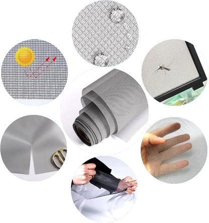 High Density dustproof and Pollen Proof net Window Screen mesh roll Used to - Image 6