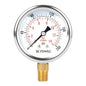 2-1/2" Dial Size, 0-200 Psi Pressure Gauge, Glycerin Liquid Filled, 1/4" NPT by SCTSNSR
