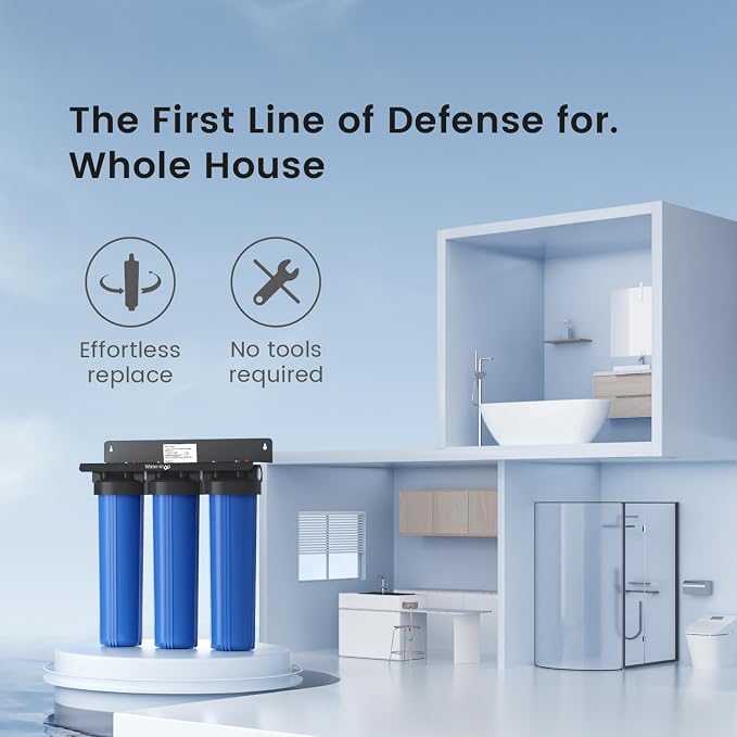 Waterdrop Whole House Water Filter, Carbon Filter, Replacement for, Any 20" x - Image 8