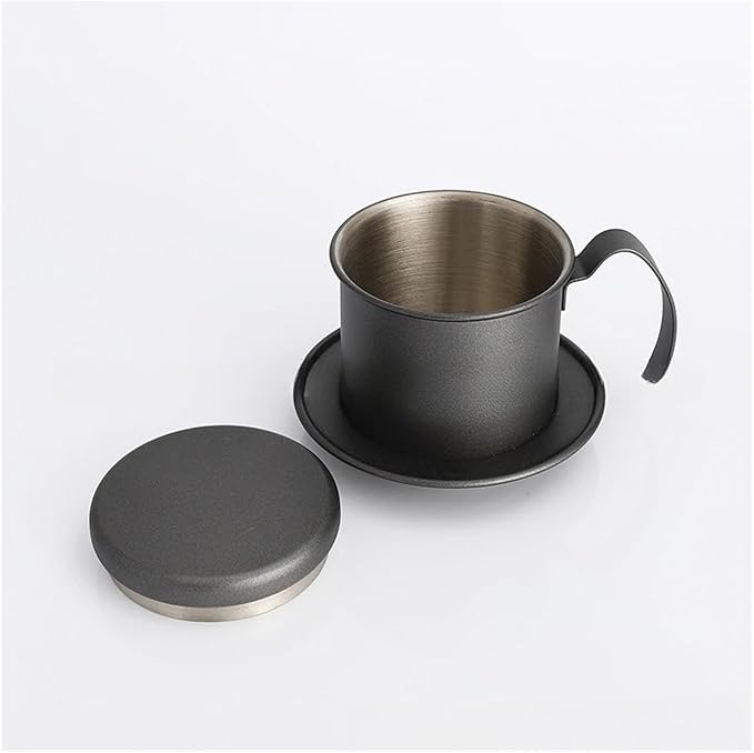 Stainless Steel 304 Vietnamese Coffee Filter Cup Drip Pot Simple And Portable by Unknown