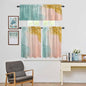 Kitchen Window Curtains Valance and Tier Set, Abstract Desert Mountains Rod by Unknown