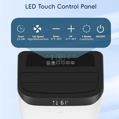 12000 BTU Portable Air Conditioners Cools Up to 500 Sq.Ft, Portable AC Unit - Image 5