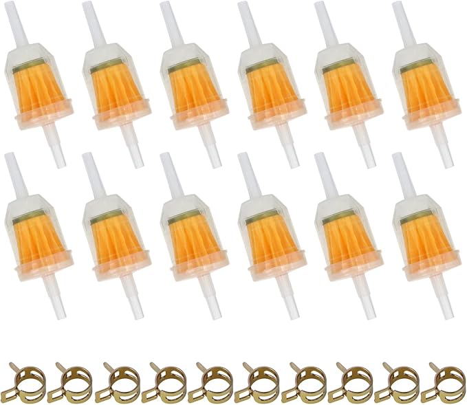 Inline Fuel Filter for Lawn Mower, Small Engine, John Deere, Kawasaki by WYTUDTE