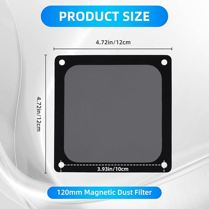 120mm Fan Dust Filter Mesh Compatible - Image 2