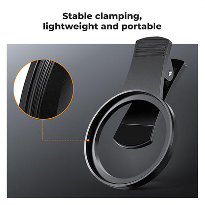 K&F CONCEPT 67mm Clip-on CPL Phone Camera Lens Filter Kit, Circular Polarizer - Image 5
