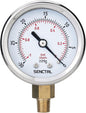 SENCTRL 30inHg Vacuum Pressure Gauge, 1/8 NPT Lower Mount, Waterproof, by senctrl
