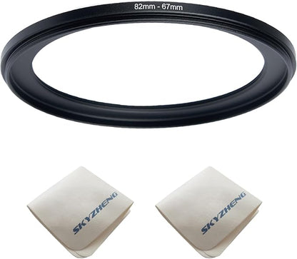 82mm Lens to 67mm Camera Lens Adapter 82mm to 67mm Step Down Ring Adapter Ring by SKYZHENG