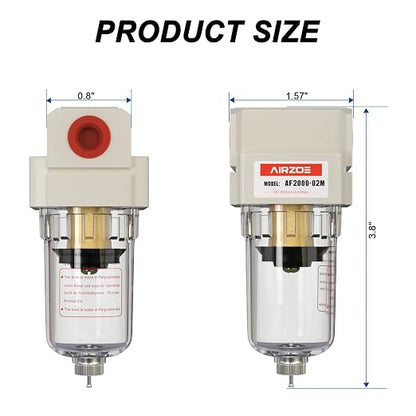 AIRZOE 1/4" NPT Air Dryer for Compressor - Image 2