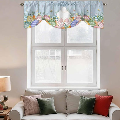 Spring Easter Tie Up Valance Curtains - Image 3