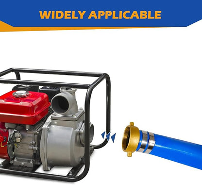 1.5" x 100 ft Discharge Hose for Swimming Pools, Heavy Duty PVC Lay Flat Water - Image 6