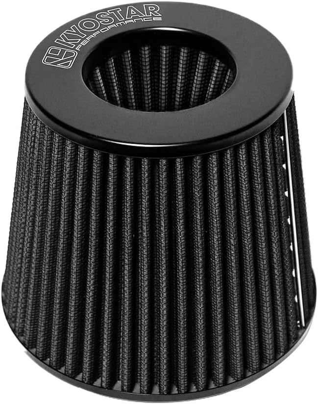 KYOSTAR Universal 3" High-Flow Air Filter, Reusable Cone Cold Air Intake by Kyostar